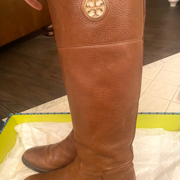 Tory Burch Junction Boots 8.5 Brown - Picture 3 of 11